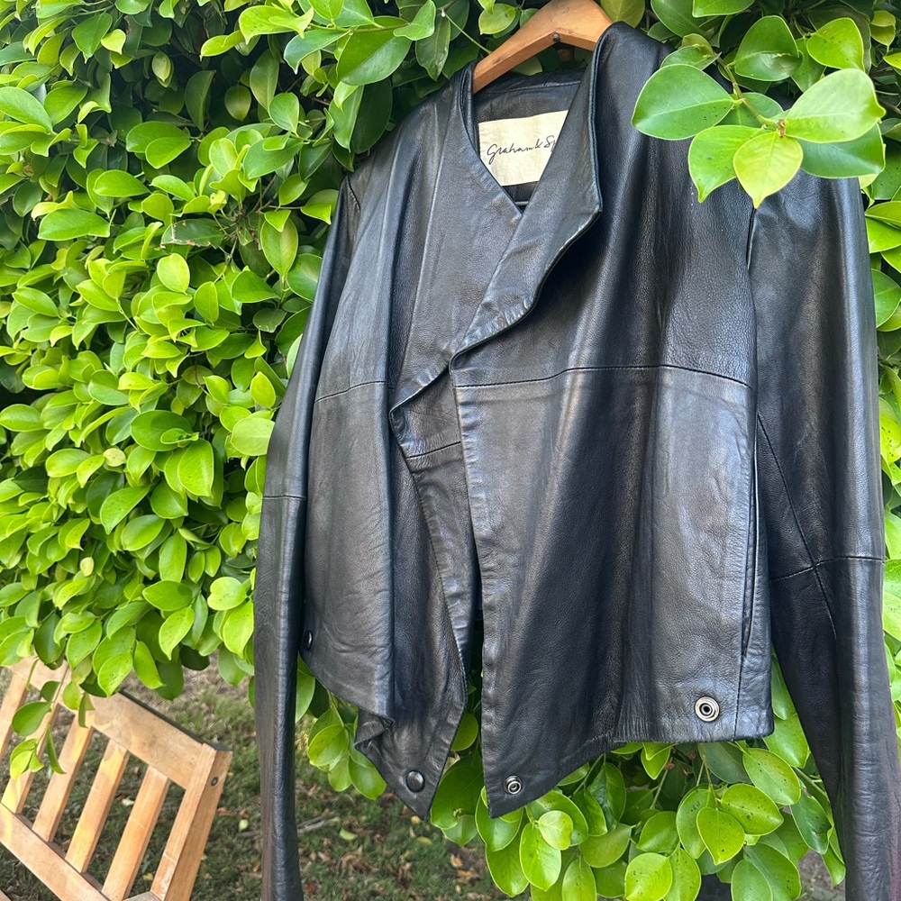 Stylish Black Leather Jacket